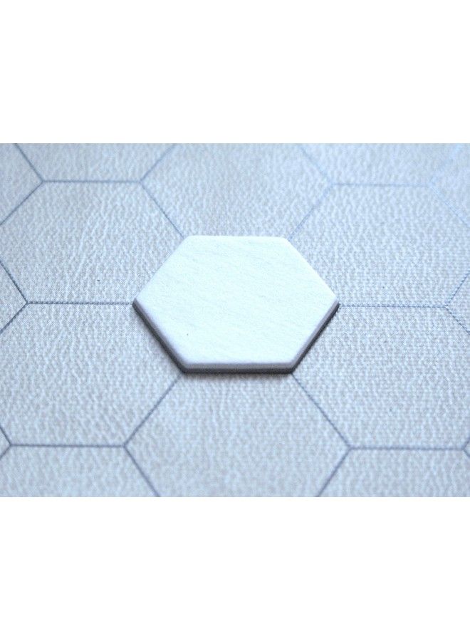 Hedral Value Pack Of 200 Blank 1" Hexagon Hex Board Game Chits Tiles Counters Markers Diy D&D - Image 3