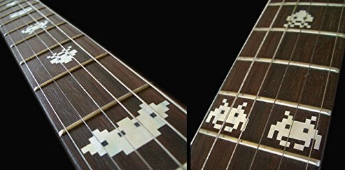 Inlaystickers Jockomo Invaders White Pearl Guitar Inlay Sticker - Image 2
