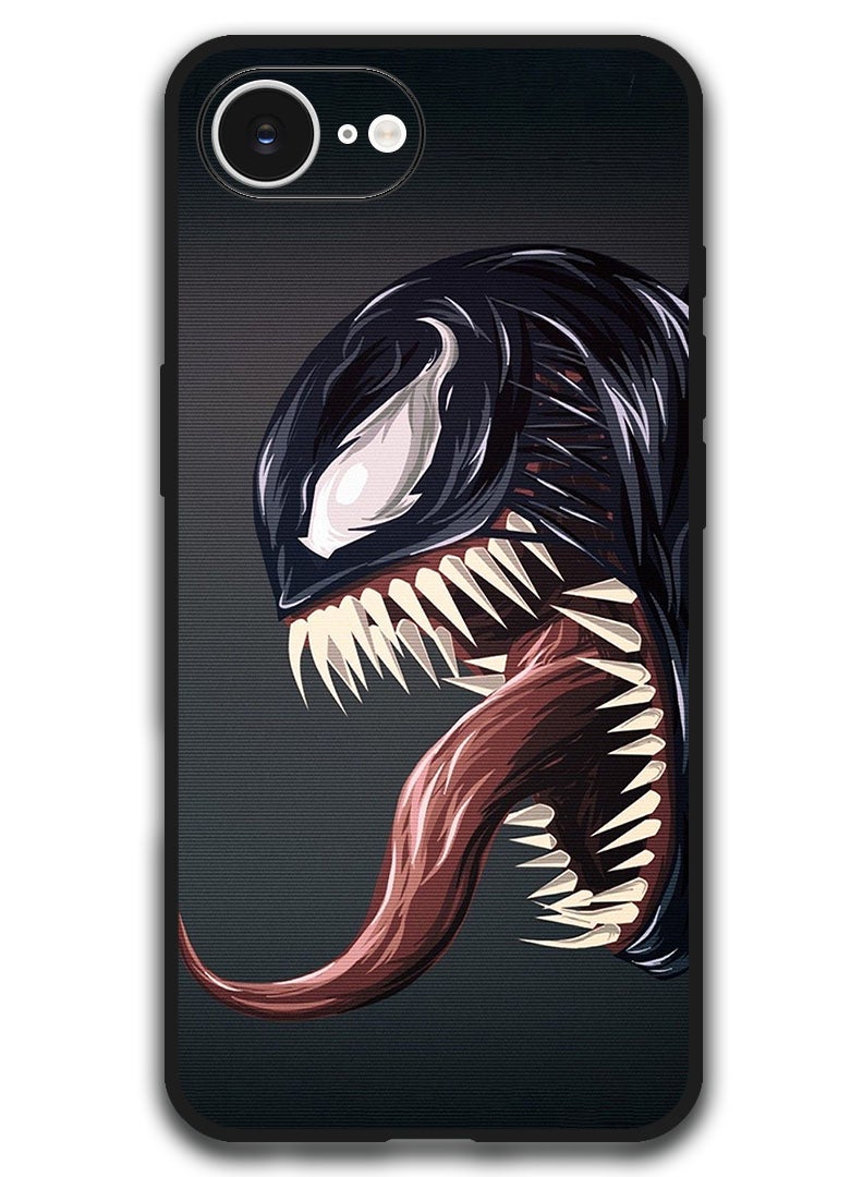 Theodor Case Compatible with Apple iPhone 16e 6.1 Inch Protection Shockproof Bumper Cover - Venom - Image 1