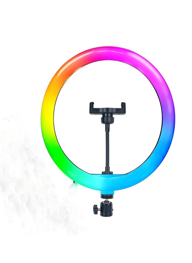 إيه تي إم حلقة إضاءة LED ناعمة RGB مقاس 6 بوصات مع حامل هاتف وسطوع قابل للتعديل - Image 2