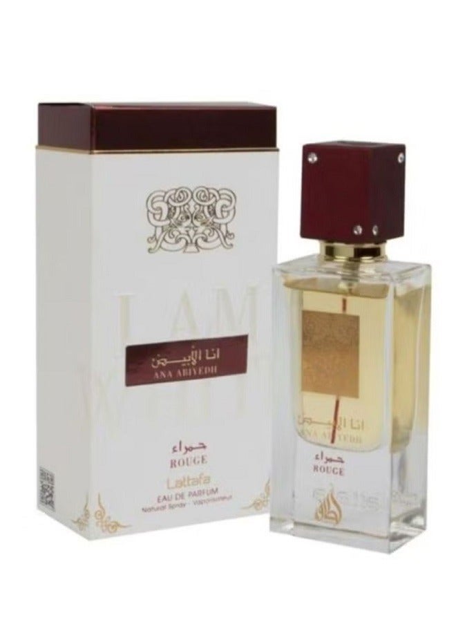Lattafa عطر أنا أبيض روج EDP 60 مل - Image 2