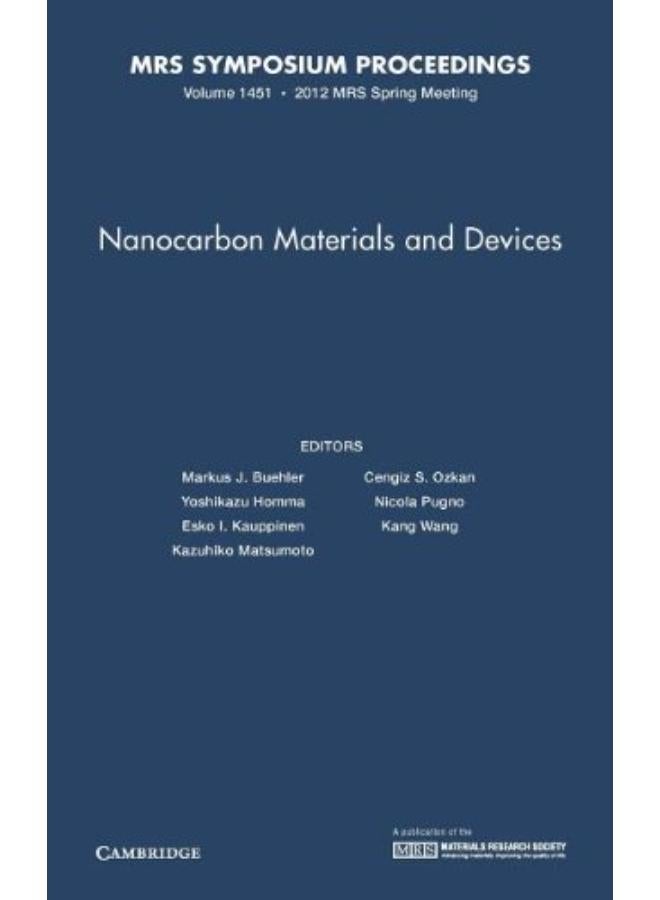 Nanocarbon Materials and Devices: Volume 1451 