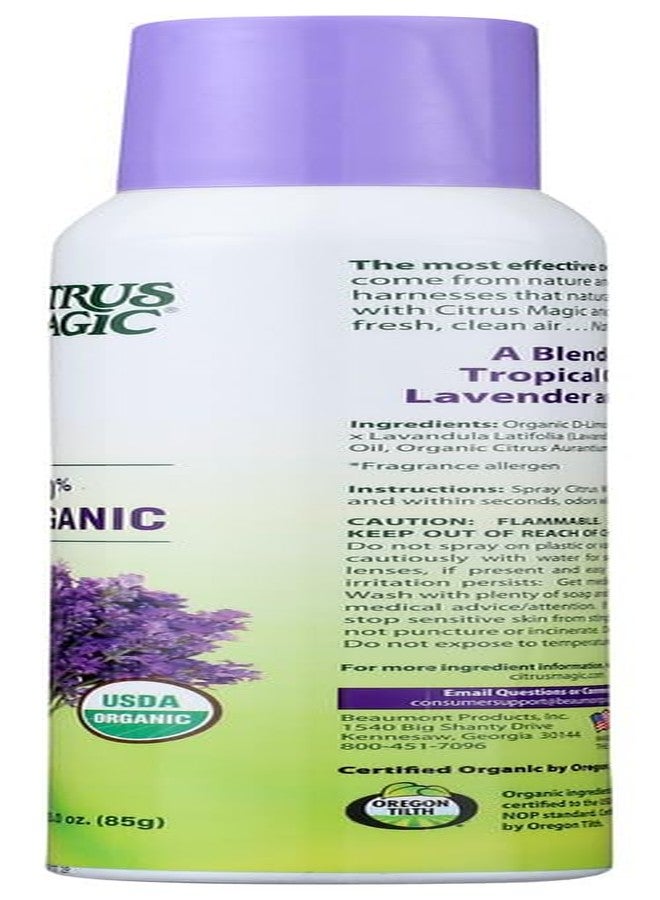 Citrus Magic Air Freshener Lavender Eucalyptus Organic, 3.5 oz - Image 4