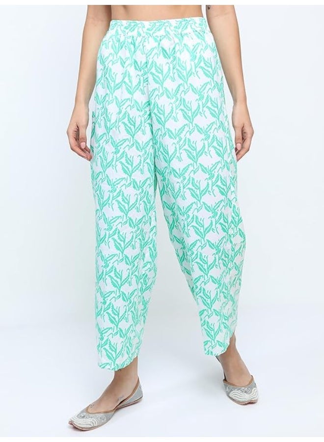 Vishudh Women's Ethnic Set | Regular Fit | Fashion Outfit | with Comfortable Wear GREEN/PINK L - Image 2