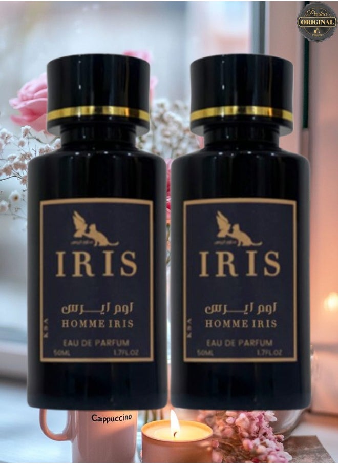 IRIS 2 Pieces Homme Iris Perfume 50ML  - Image 1