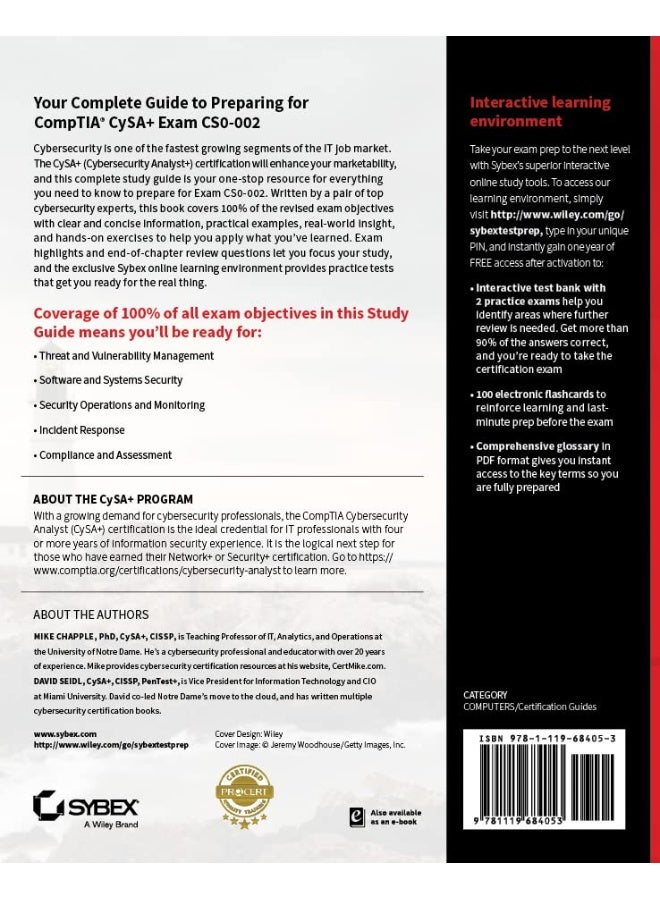 Sybex CompTIA CySA+ Study Guide Exam CS0–002 - Image 2