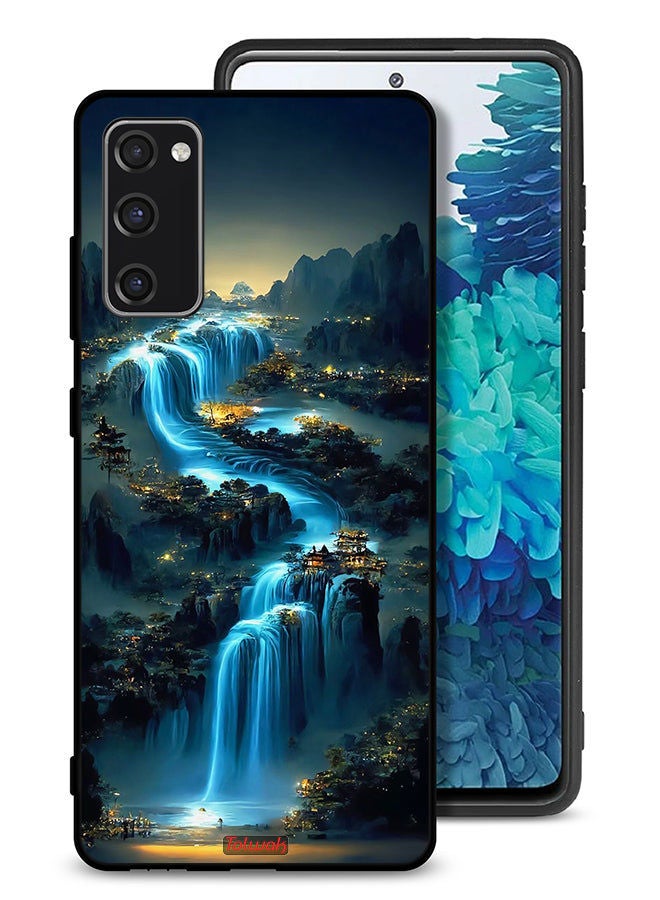 Tolwak غطاء حماية لسامسونج جالاكسي S20 FE 5G (2022) فن شلالات - Image 1