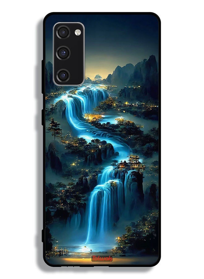 Tolwak غطاء حماية لسامسونج جالاكسي S20 FE 5G (2022) فن شلالات - Image 2