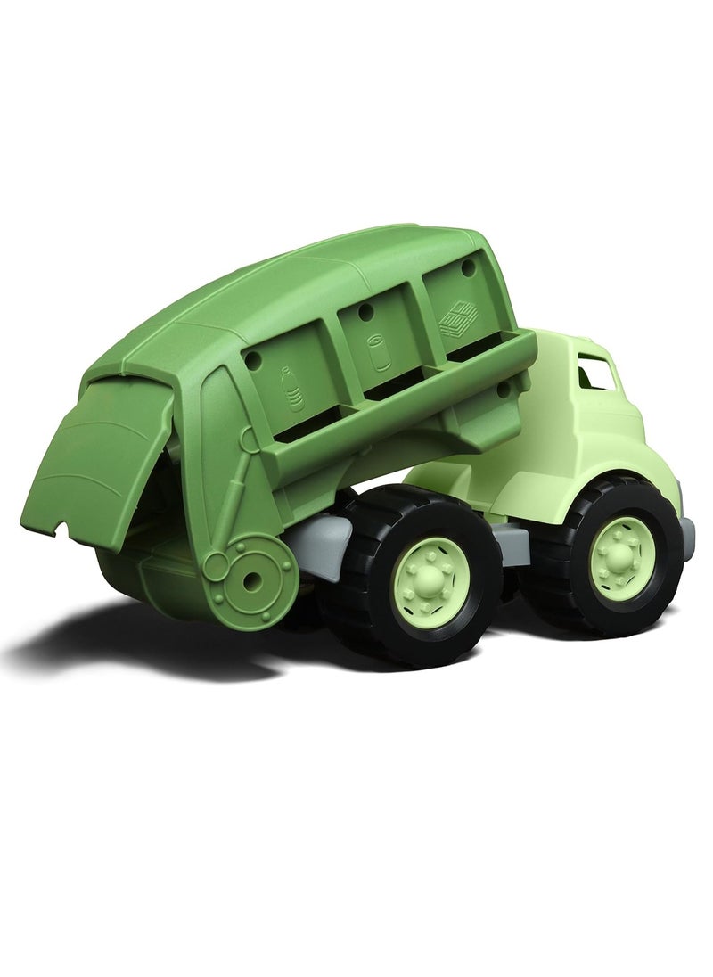 Bukela Recycling Truck in Green Color - BPA Free, Phthalates Free Garbage Truck for Improving Gross Motor, Fine Motor Skills. Kids Play Vehicles  - Image 2