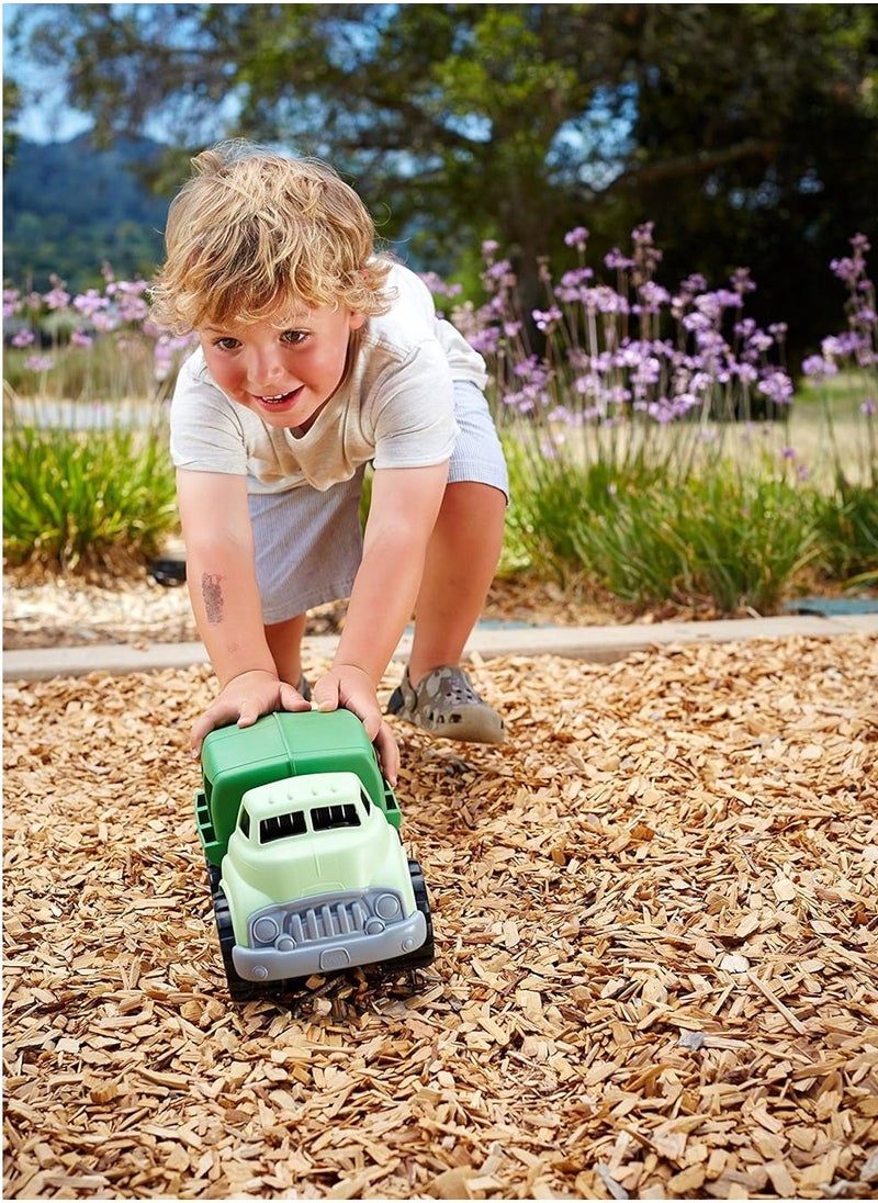 Bukela Recycling Truck in Green Color - BPA Free, Phthalates Free Garbage Truck for Improving Gross Motor, Fine Motor Skills. Kids Play Vehicles  - Image 4