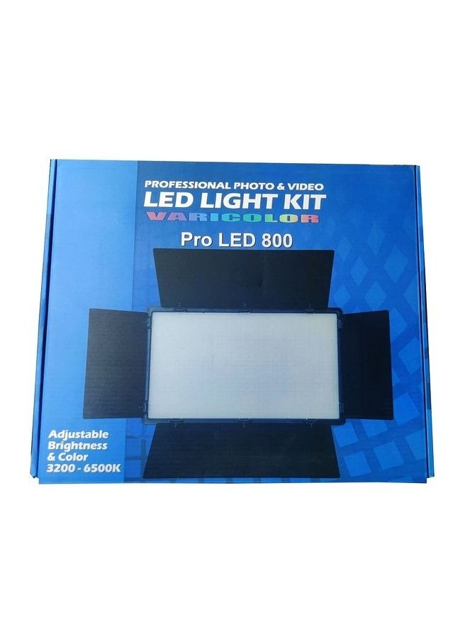 Pro LED 800 Light Kit Vericolor for Photoshoot & Videography, Adjustable Brightness & Color With Tripod