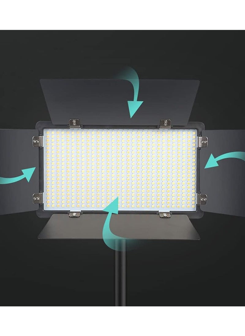 Pro LED 800 Light Kit Vericolor for Photoshoot & Videography, Adjustable Brightness & Color With Tripod