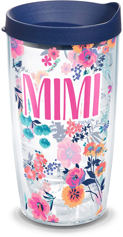 Tervis Made in USA Double Walled Dainty Floral Mothers Day Insulated Tumbler Cup Keeps Drinks Cold  Hot 16oz Mimi
