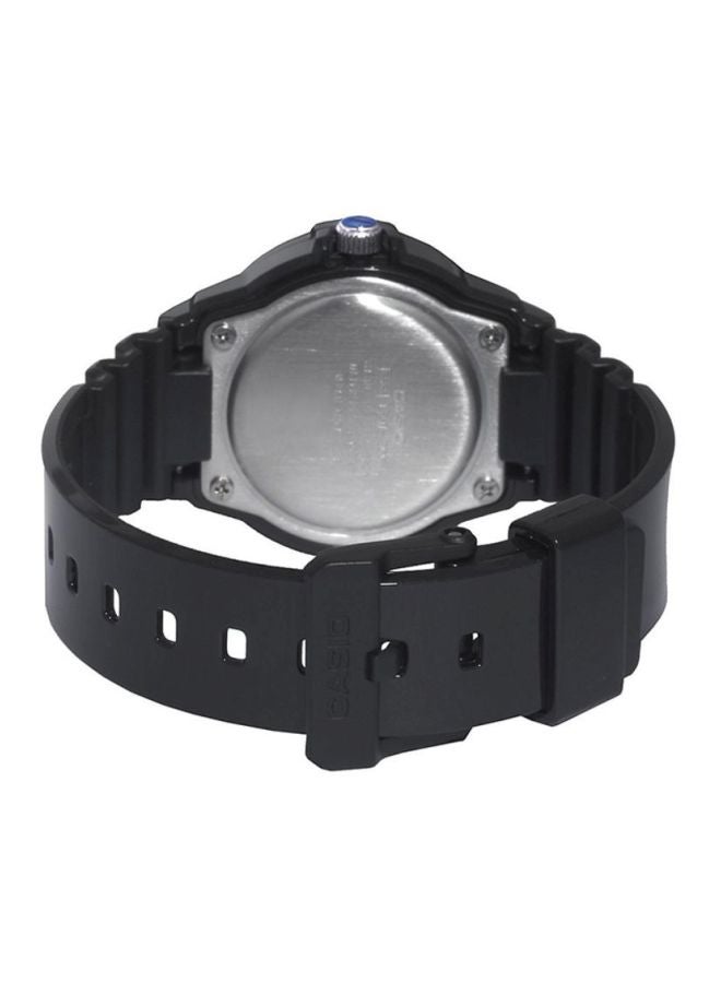 CASIO Women Water Resistant Analog Watch LRW-200H-4E - 39 mm - Black - Image 2