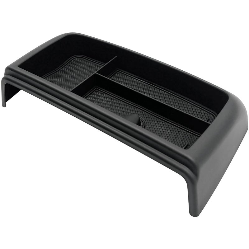 EVTIME Dash Storage Tray Insert Behind Screen Organizer Storage Accessories fits for 2021 2022 2023 2024 GMC Yukon Chevy Tahoe Suburbanï¼ˆOnly Fit for Power Sliding Console ï¼‰ - Image 1