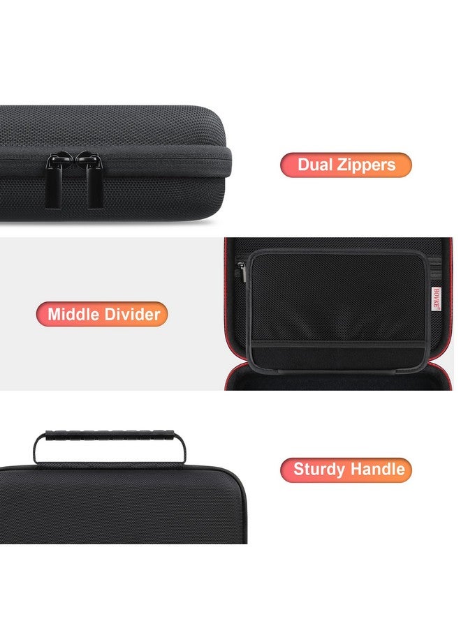 bovke Carrying Case For Giiker Super Blocks Pattern Matching Puzzle Games, Giiker Brain Teaser Toys Super Blocks Storage Bag For Kids Teens, Mesh Pocket For Extra Puzzles And Accessories, Black+Black  - Image 2