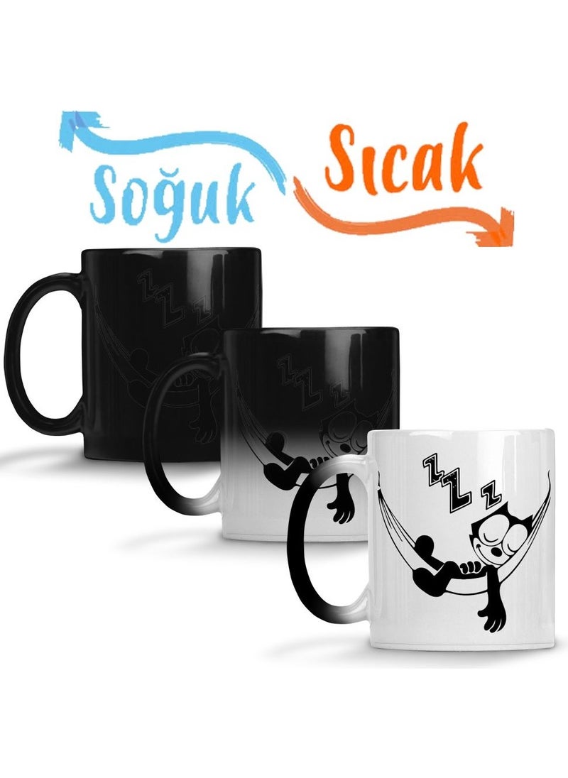 Baskı Dükkanı - Print Shop Felix The Cat Hammock Magic Mug Porcelain - Image 1