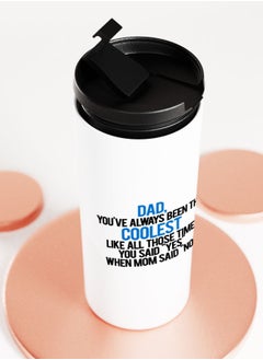 LIT White Tumbler Father Birthday Gift Straight Tumbler Funny Father Children Quote Children Gift to Dad  - Image 5