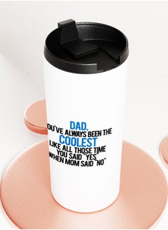 LIT White Tumbler Father Birthday Gift Straight Tumbler Funny Father Children Quote Children Gift to Dad  - Image 3