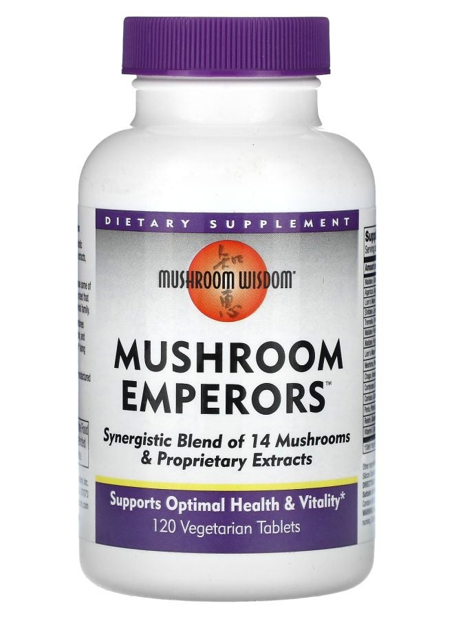 Mushroom Emperors 120 Vegetarian Tablets