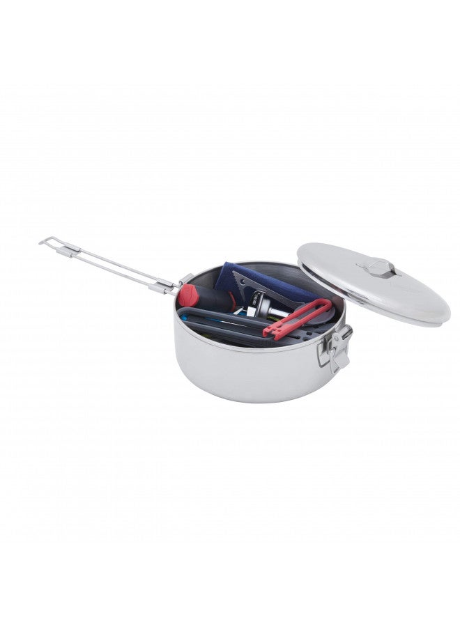 MSR MSR Alpine Stainless Steel Stowaway Camping Pot, 1.1 L - Image 2