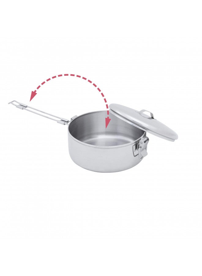MSR MSR Alpine Stainless Steel Stowaway Camping Pot, 1.1 L - Image 3