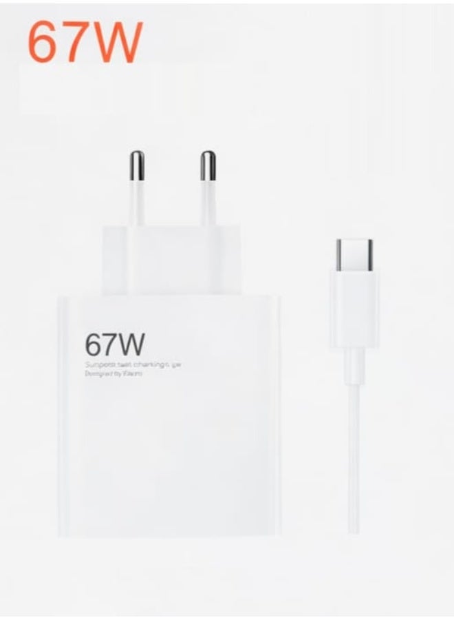 شاحن  67 وات USB-C مع كابل أصلي - Image 1