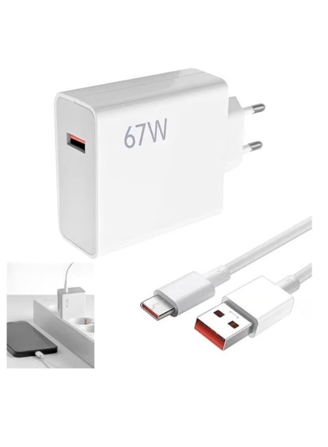 شاحن  67 وات USB-C مع كابل أصلي - Image 2