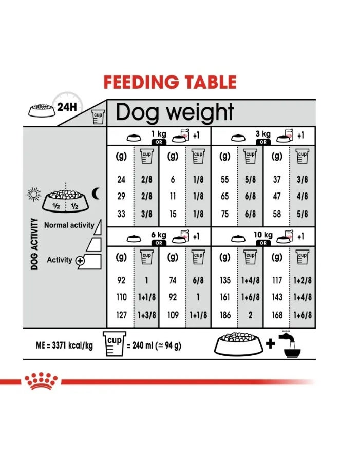 Royal Canin Canine Care Nutrition Mini Light Weight Care Dry Food Bag 3kg - Image 4