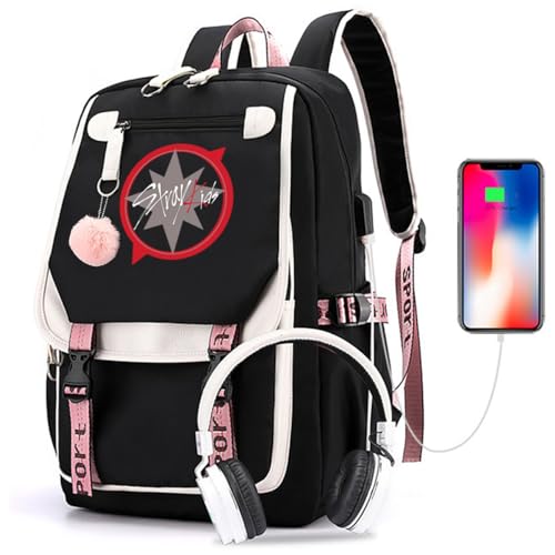 eTel Like Stray Kids Backpack Merch, Stray Kids Book Bag Casual Backpack - Image 5