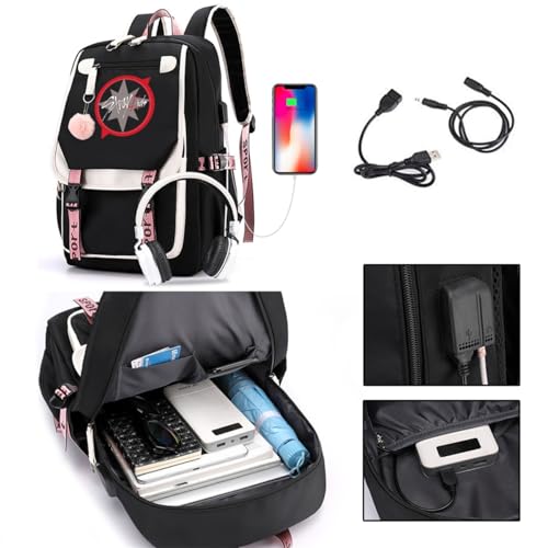 eTel Like Stray Kids Backpack Merch, Stray Kids Book Bag Casual Backpack - Image 3