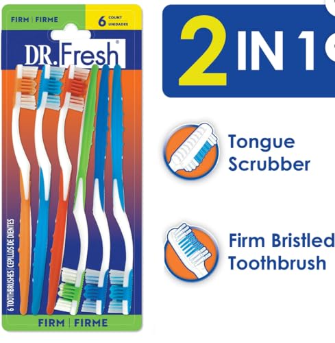Dr.Fresh Dr. Fresh 6 Pack Firm Toothbrushes - Image 5