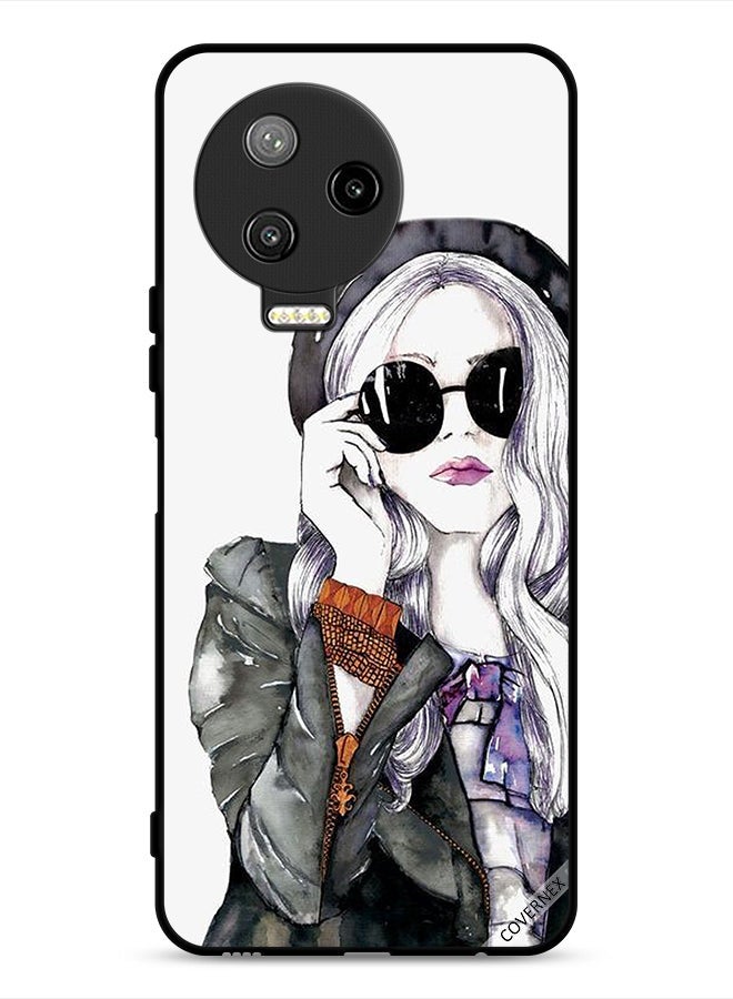 Covernex Infinix Note 12 Pro 4G Protective Case Cover Stylish Cute Girl - Image 1