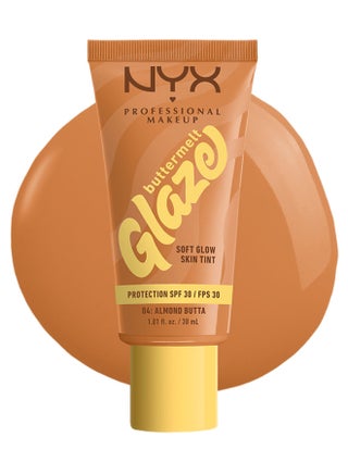 Buttermelt Glaze Soft Glow Skin Tint + SPF/FPS 30 Foundation 12h Wear Almond Butta - view 2