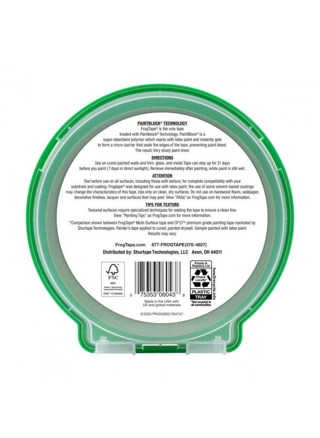FrogTape Frogtape 1358463 Multi-Surface Painter'S Tape With Paintblock, Medium Adhesion, 0.94" Wide X 60 Yards Long, Green  - Image 2