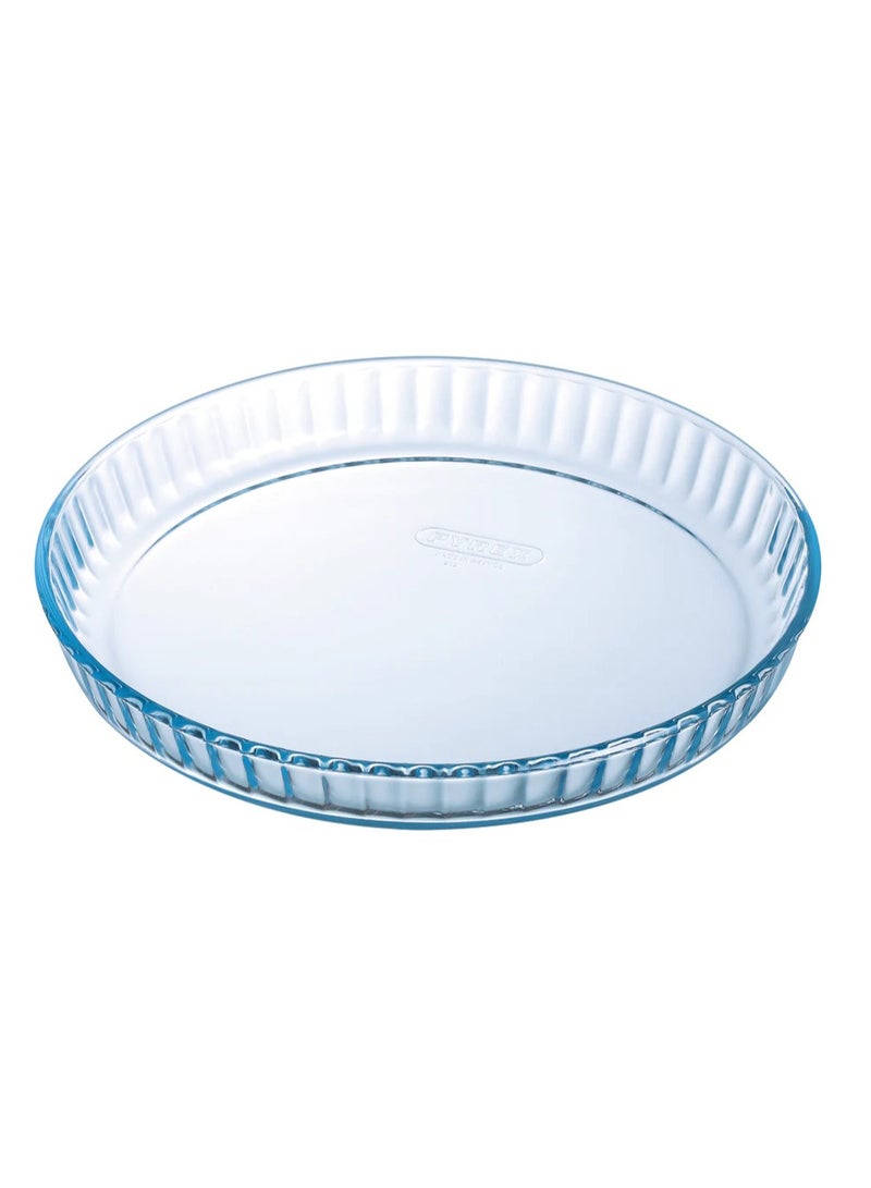 Pyrex Bake & Enjoy Flan Dish 28 cm - Durable Borosilicate Glass for Baking and Serving - Image 3