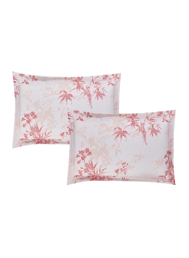 Hours Comforter Set With Silky Soft Fabric Two Sides With A Floral Pattern 6 Pieces King Size  - Image 4