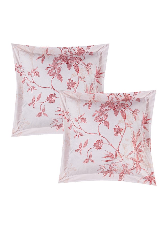 Hours Comforter Set With Silky Soft Fabric Two Sides With A Floral Pattern 6 Pieces King Size  - Image 5
