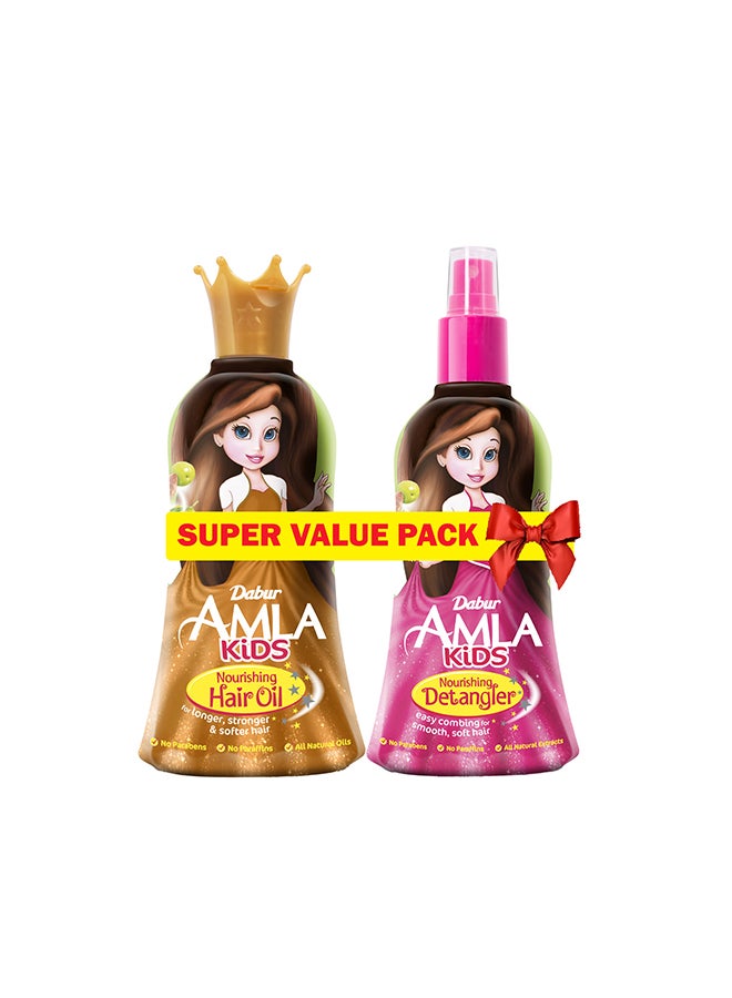 Dabur Amla Kids Detangler And Hair Oil - Image 1