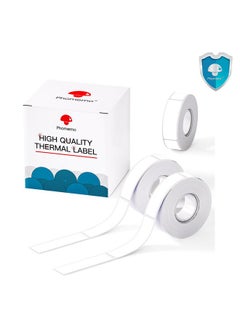 phomemo D30 Adhesive White Label Paper 1/2" X 1 1/2" (12Mm X 40Mm) 160 Labels/Roll, Black On White, 3 Roll, For Home Office School Organization, Gift For Decoration, Compatible With D30 Label Maker  - Image 1