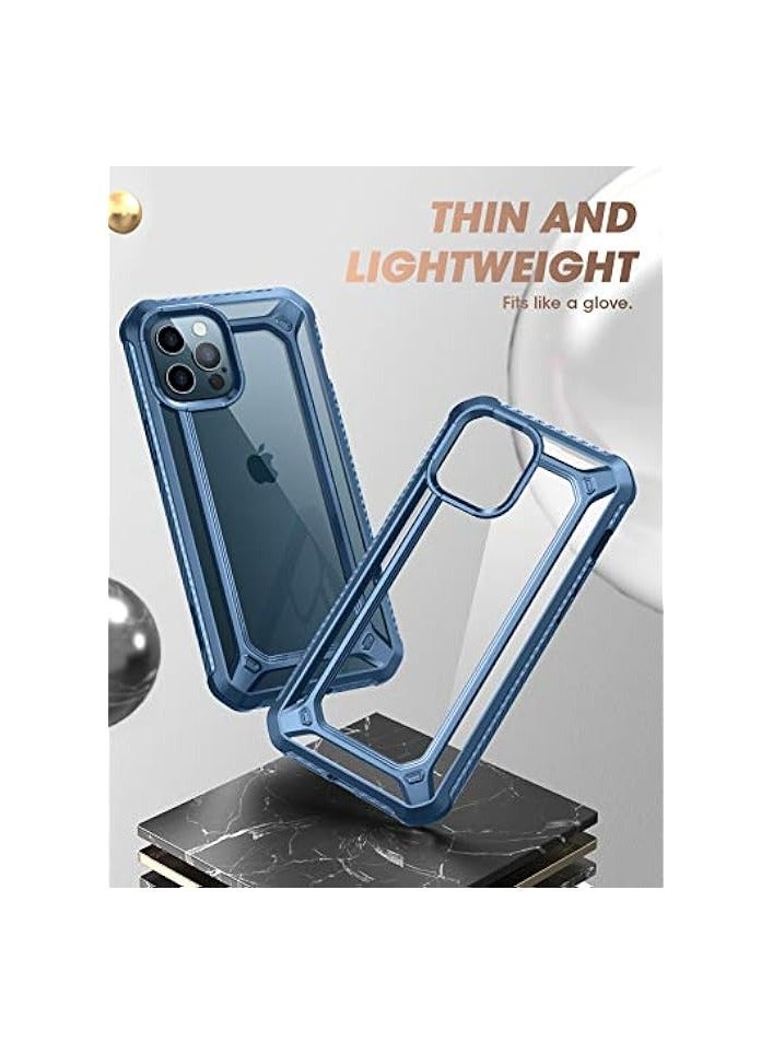 SUPCASE [Unicorn Beetle EXO Series] Case Designed For iPhone 12 Pro Max 6.7" (2020 Release), Premium Hybrid Protective Clear Bumper Case - Aqua - Image 4