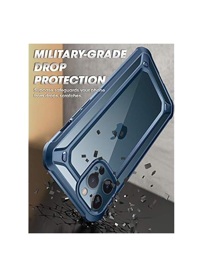 SUPCASE [Unicorn Beetle EXO Series] Case Designed For iPhone 12 Pro Max 6.7" (2020 Release), Premium Hybrid Protective Clear Bumper Case - Aqua - Image 3