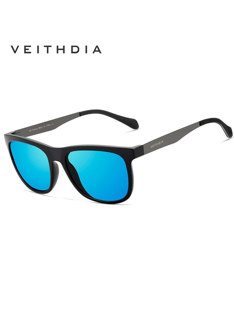 Veithdia Stainless Steel Square Polarized UV Resistant Sunglasses - Image 1