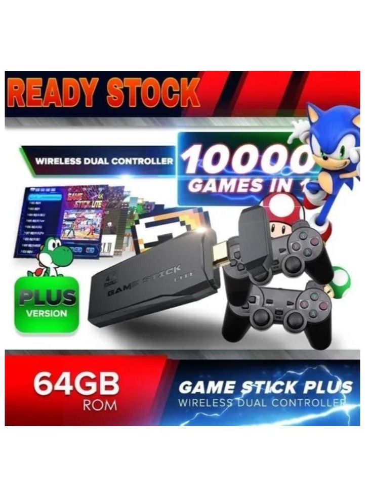 HD TV Video Game Box Retro Console Box with Wireless Controller Gamepad  - Image 3