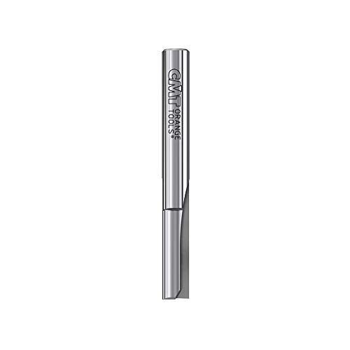 CMT ORANGE TOOLS CMT 811.065.11, Solid Carbide Straight Bit, 1/4-Inch Shank, 1/4-Inch Diameter for Incra Jigs - Image 2