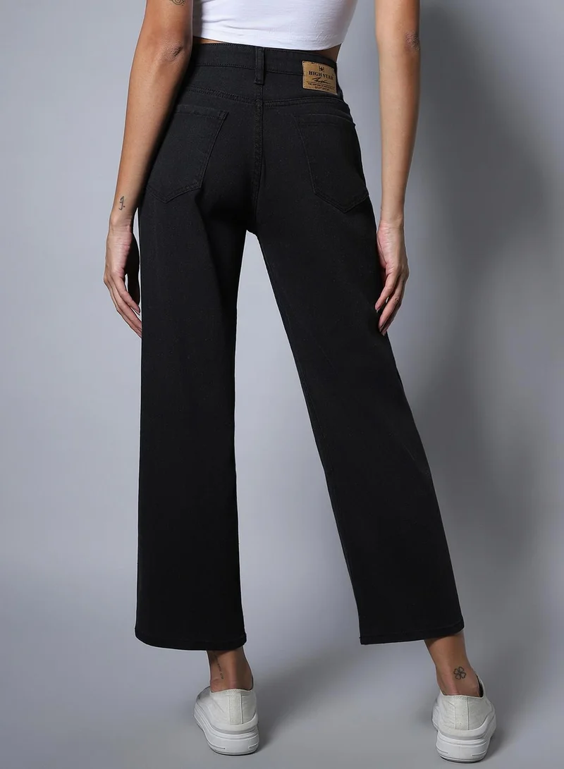 HIGH STAR Black Jeans for Women