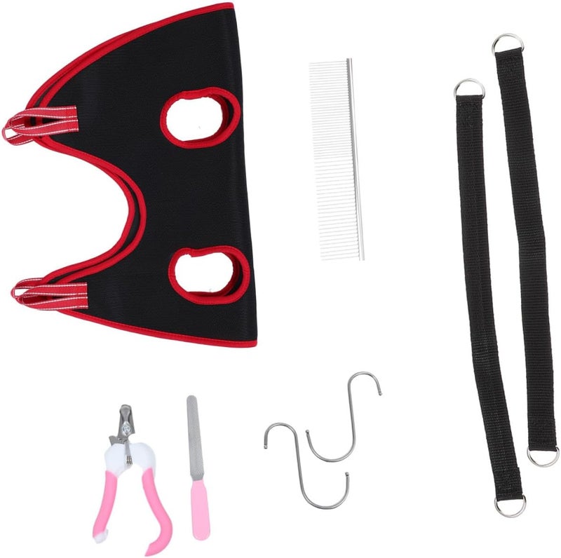 1set Miniature Cat Dog Grooming Hammock Nail Trimming Sling for Cats and Dogs Special Design to Prevent Movement for Home and Pet Shops - Image 1