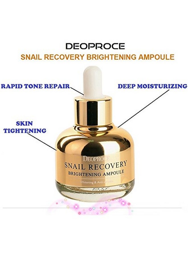 DEOPROCE Snail Repair Intensive Glowing Serum And Korean Skin Care Antiwrinkle Skin Tightening And Improvement (Snail Serum) - Image 3