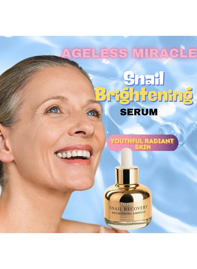 DEOPROCE Snail Repair Intensive Glowing Serum And Korean Skin Care Antiwrinkle Skin Tightening And Improvement (Snail Serum) - Image 5