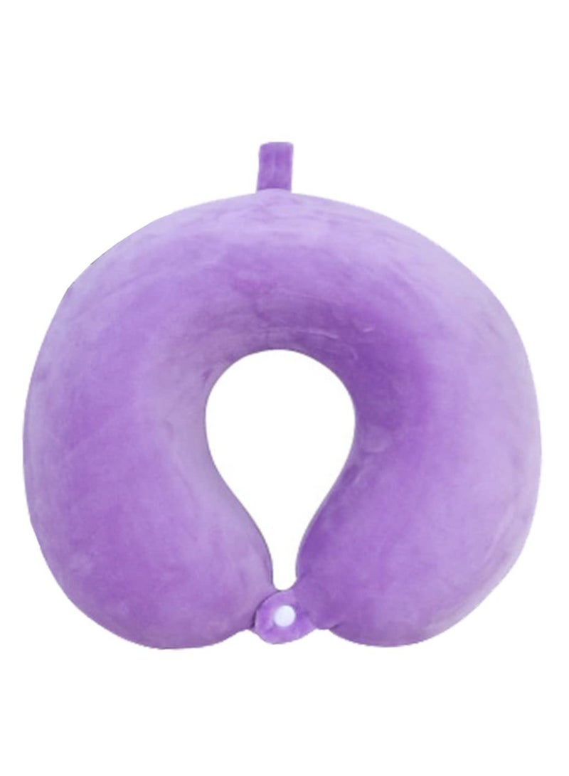 SOLARAE Travel Pillow Airplane Neck Pillow for Traveling 100% Pure Memory Foam U Shaped Neck Pillow Washable Super Lightweight Portable Headrest Great for Airplane Chair Car Home Office - Image 1